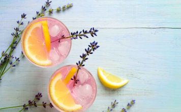 Violet Fizz – Gin Cocktail