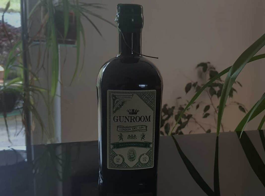 Eine Flasche des Gunroom London Dry Gins
