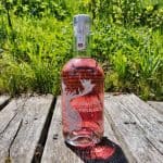 Testbericht Harahorn Pink Gin Eine Flasche des Harahorn Pink Gins