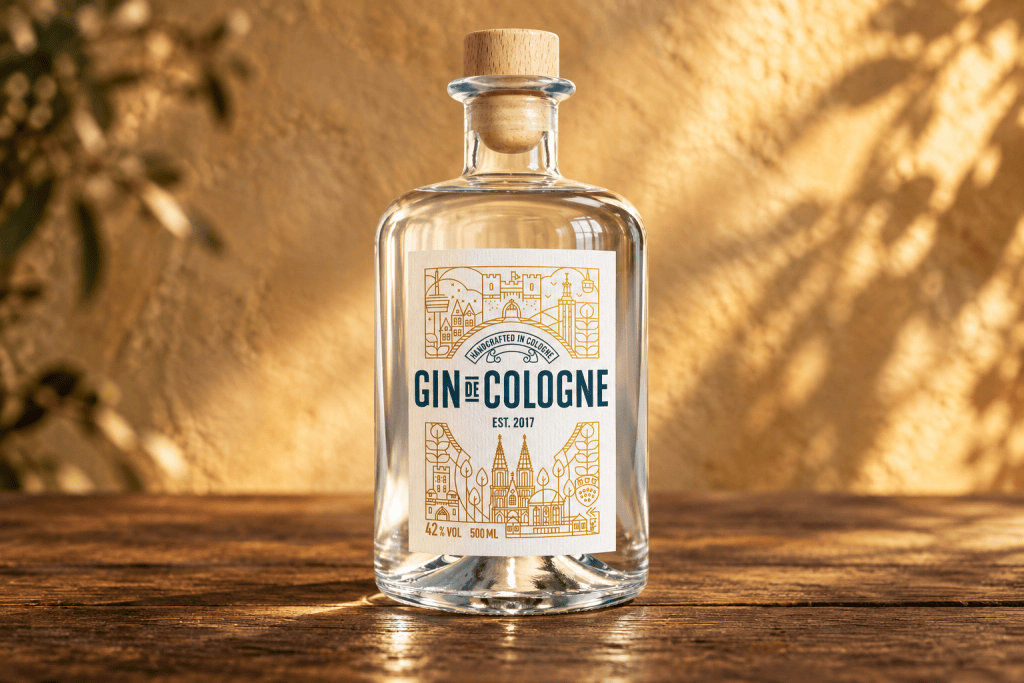 Gin de Cologne Mediterran Flasche aus Köln