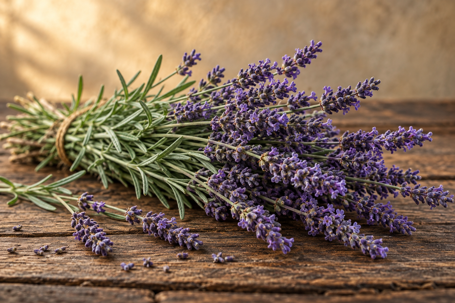 Lavendelbund mit lila Blüten
